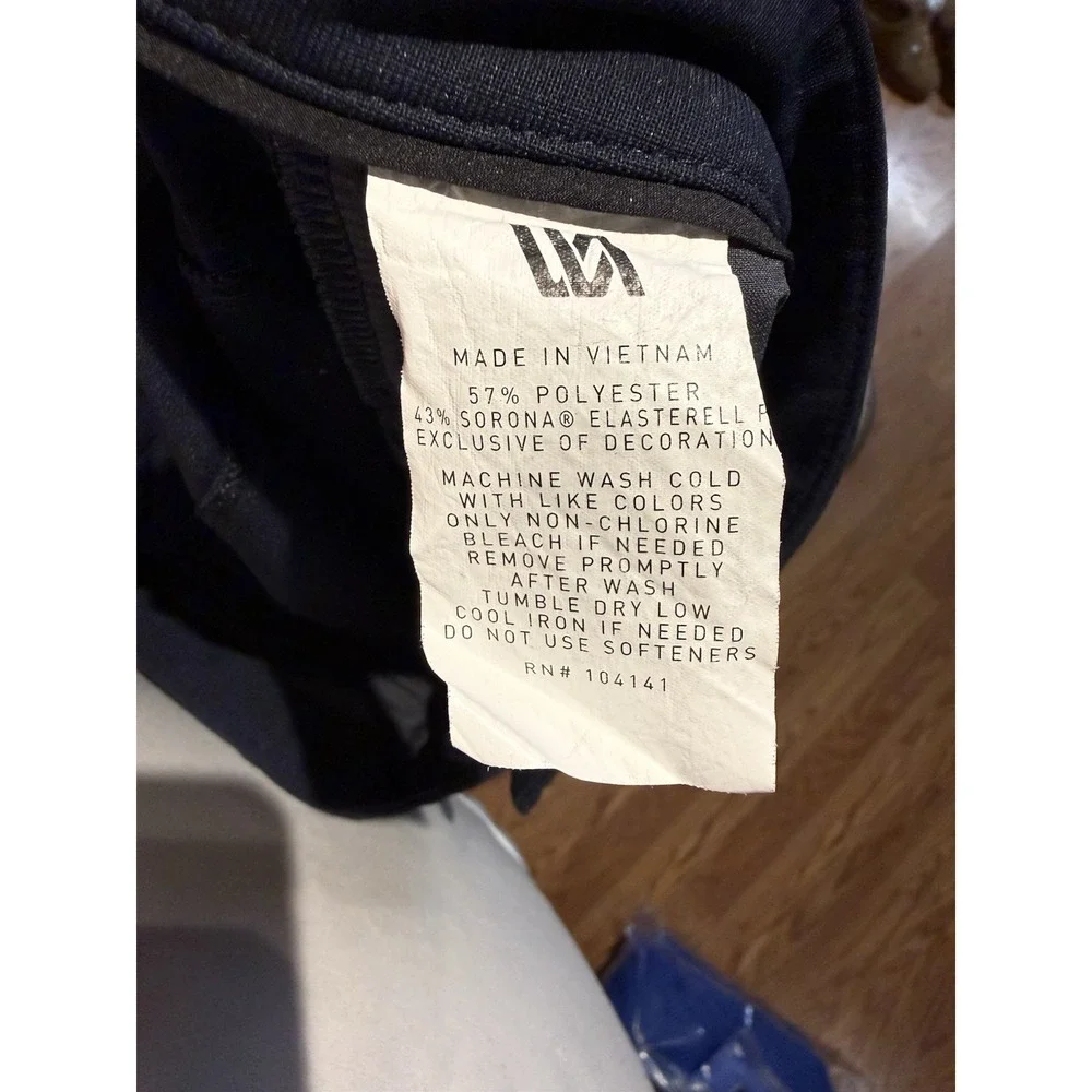 VRST Pants Mens 35x30 Black Stretch Performance 5 Pocket Commuter Casual Golf